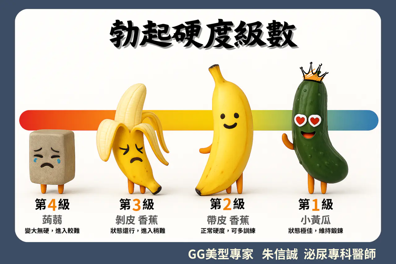 勃起硬度有分級!?快看你是哪一種?